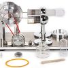 Model Engine Engine DIY Stirling Engine & Parts | Stirling Engine Hot Air Stirling Engine Electricity Generator Model Colorful Led Educational Toy Enginediy