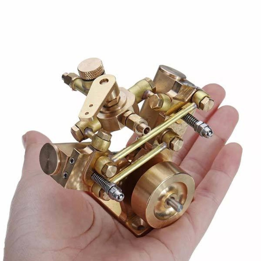 Diy Engine enginediy | Microcosm M2B Mini Steam Engine Kit 2 Cylinder Marine Steam Engine Stirling Engine Gift Collection