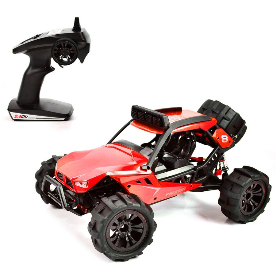 Rc Engine & Model Engine DIY | Rc Truck 1/12 4Wd 2.4G High Speed Rc Off-Road Vehicle Monster Truck All Terrain Electric Stunt Vehicle - Red