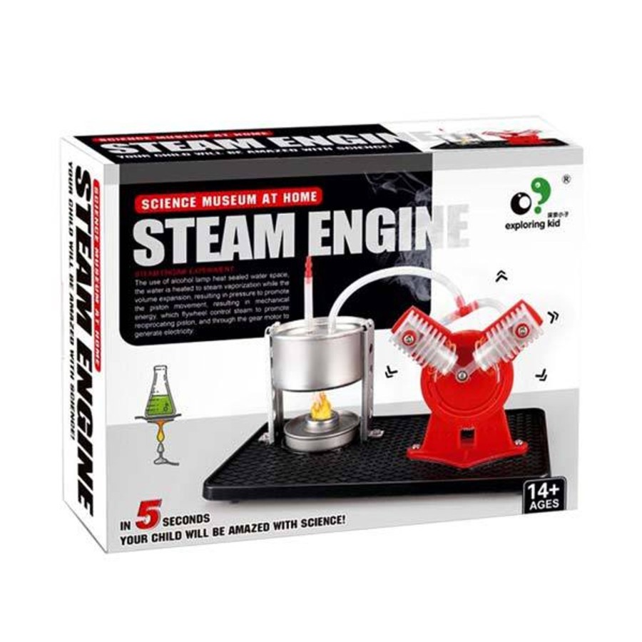 Stem Model enginediy | Steam Engine Model Diy Kit Children Steam Engine Experiment Model - Science Museum At Home