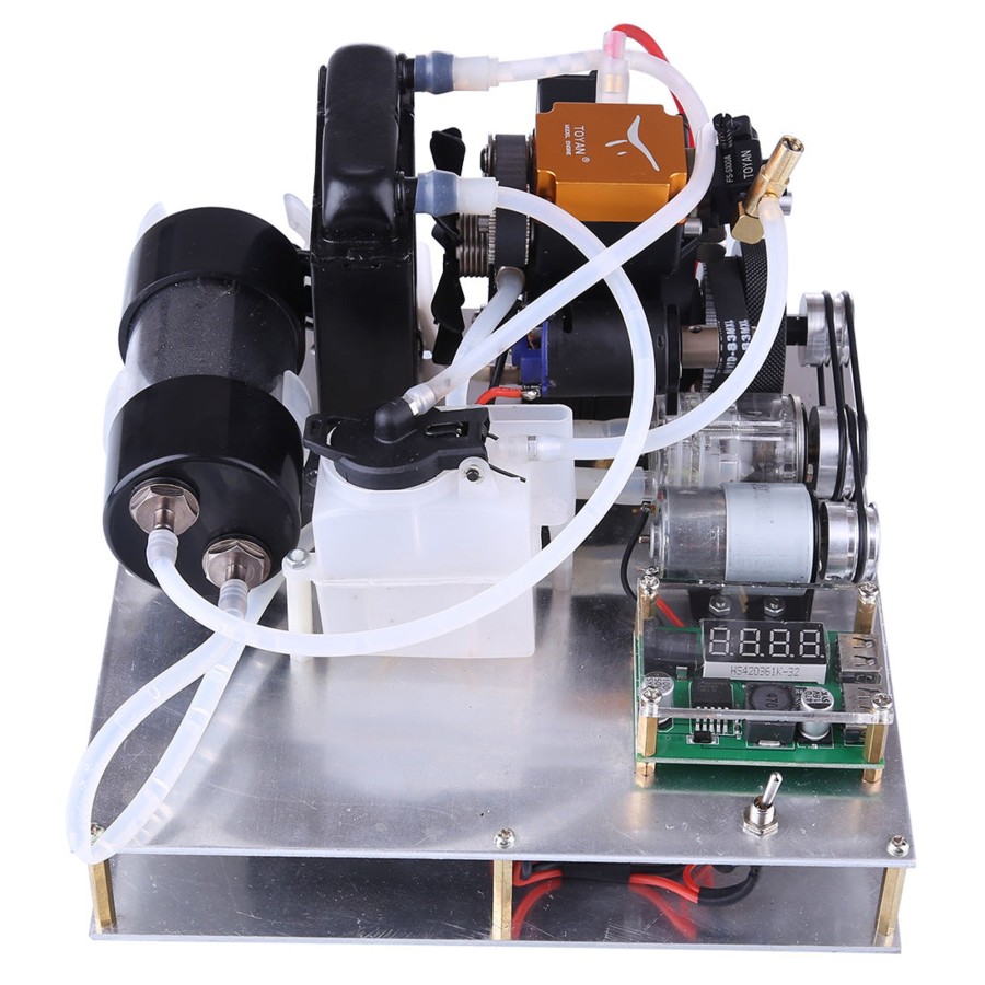 Rc Engine & Model enginediy | Toyan Fs-S100G Water-Cooled Gas Generator Set With Water Pump Radiator Thermometer