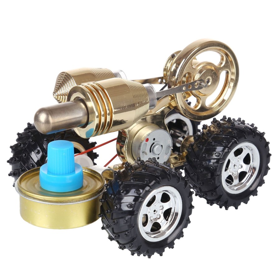 Model Engine enginediy Stirling Engine Vehicle | Stirling Engine Car Model Stirling Engine Vehicle Educational Toy Stem Engine Model Creative Gift