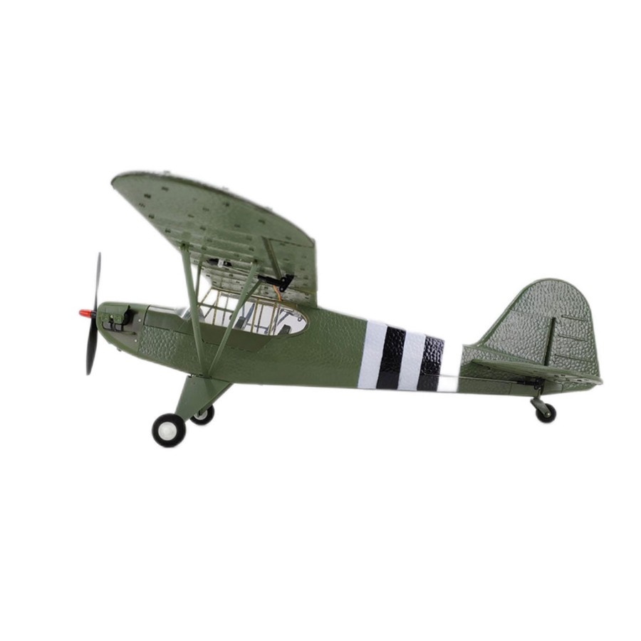 Rc Engine & Model Engine DIY | 1/16 Rc Airplane Wwii Piper J-3 Cub Rc 4Ch Brushless Fixed-Wing Aircraft Model Military Plane Toy (Rtf Version)