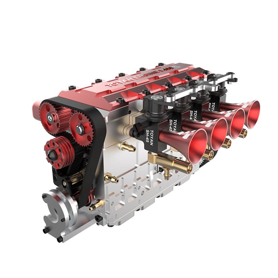 Diy Engine enginediy | Toyan Engine Fs-L400G L4 14Cc Inline 4 Cylinder Four-Stroke Water-Cooled Gasoline Engine Model - Kit Version