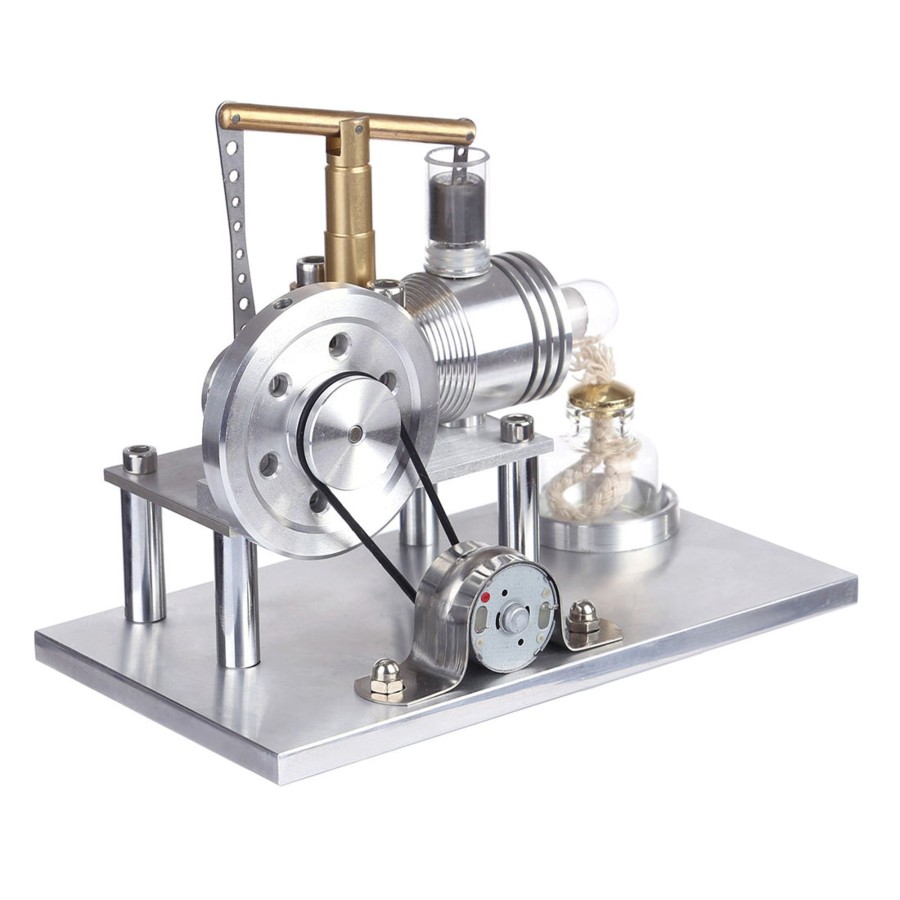 Model Engine enginediy Stirling Engine & Parts | Balance Stirling Engine Model Kit - Build Your Own Stirling Engine - Hot Air Stirling Model Engine Educational Toy