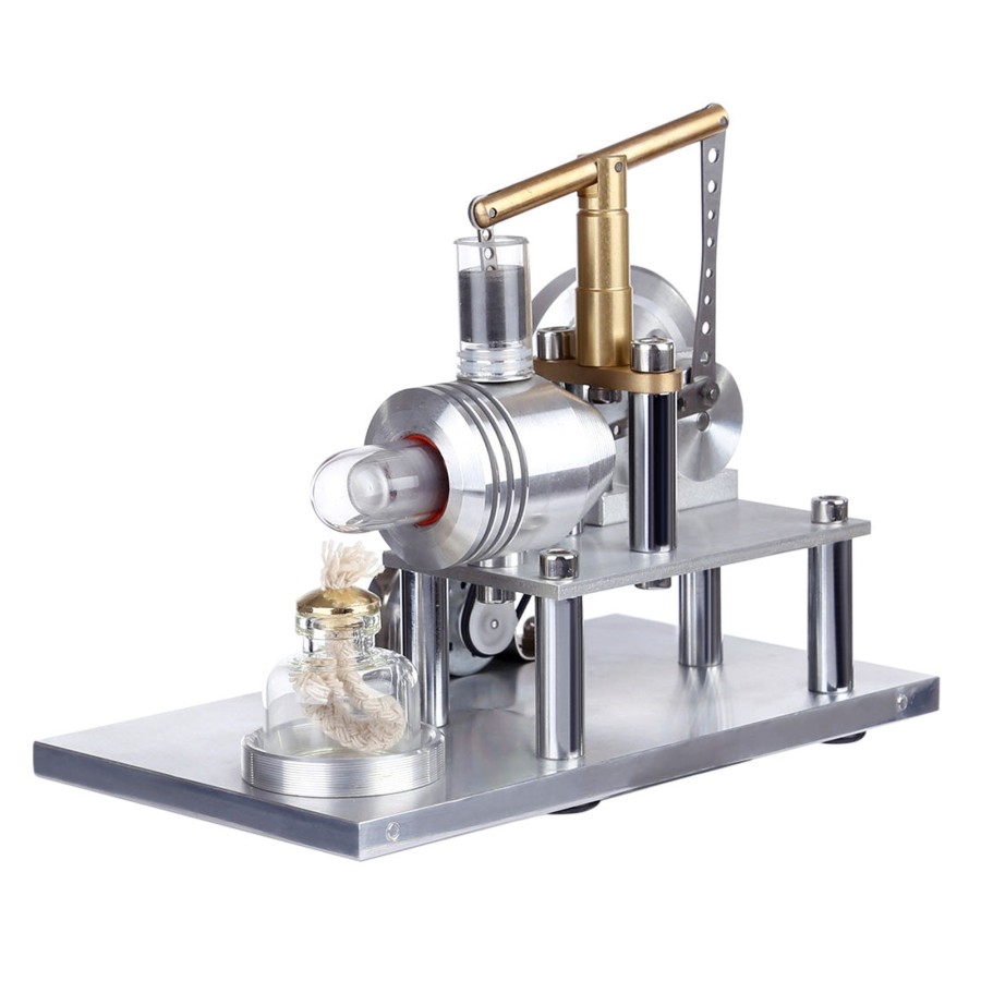 Model Engine enginediy Stirling Engine & Parts | Balance Stirling Engine Model Kit - Build Your Own Stirling Engine - Hot Air Stirling Model Engine Educational Toy