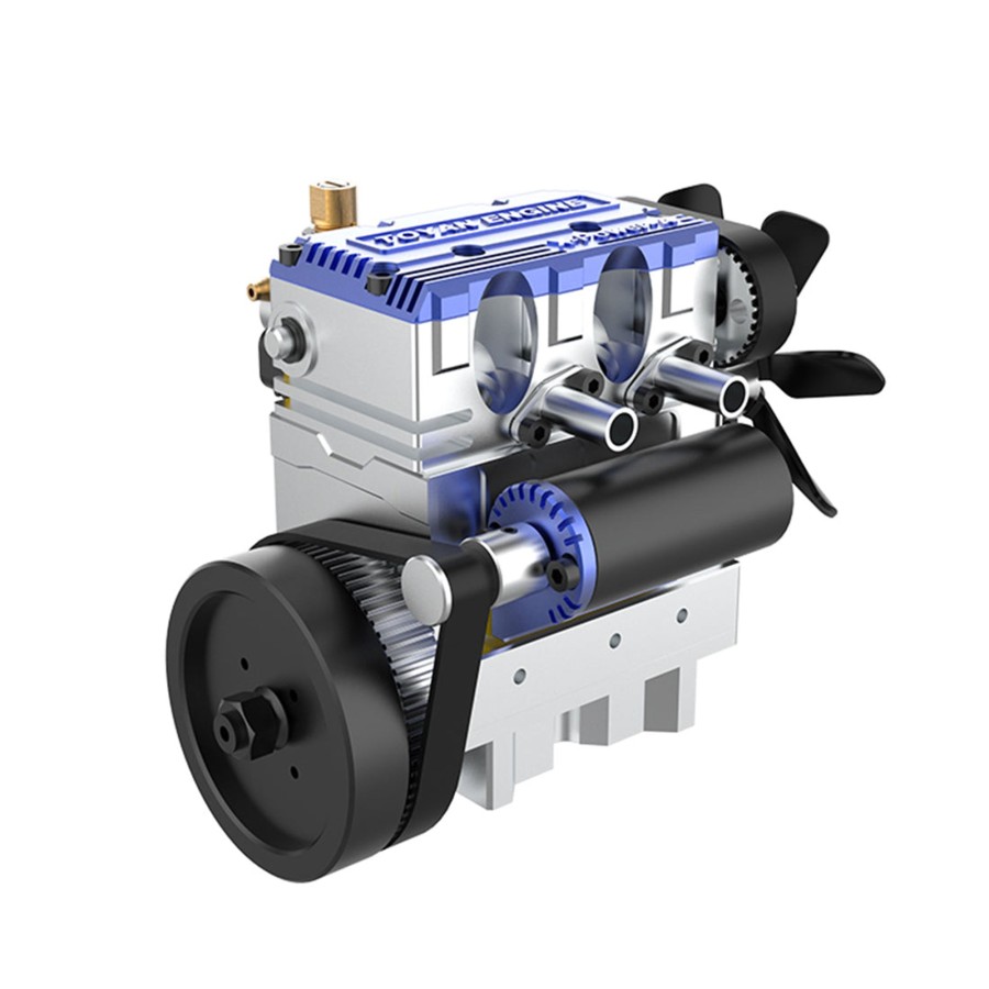 Diy Engine enginediy | Toyan Fs-L200 2 Cylinder 4 Stroke Model Engine Kit - Build Your Own Engine That Works