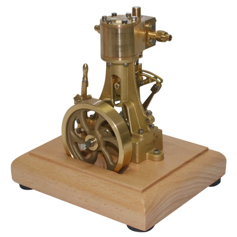 Model Engine enginediy | 1.85Cc Retro Vertical Single-Cylinder Reciprocating Double-Acting Model Steam Engine With 200Ml Steam Boiler