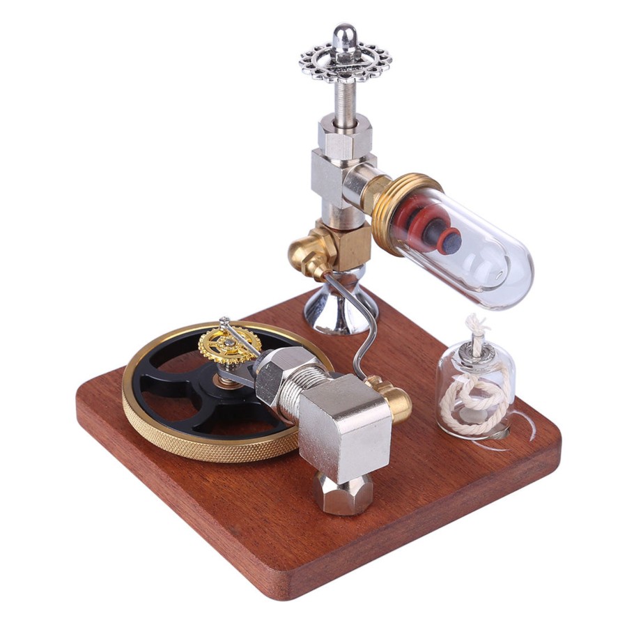 Stem Model enginediy | Stirling Engine Model With Horizontal Flywheel Speed Adjustable | Science Experiment Engine