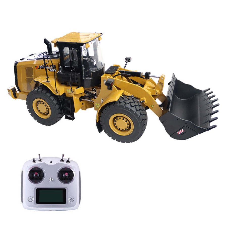 Rc Engine & Model enginediy | 1/16 2.4G Rc Car Rc Truck Hydraulic Loader Construction Machinery Full Alloy Model Toy