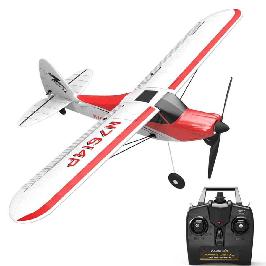 Rc Engine & Model Engine DIY | Volantexrc Sport Cub 500Mm Wingspan Airplane 2.4G Rc 4Ch Airplane Fixed Wing Aircraft With Xpilot Gyro System For Beginner - Rtf