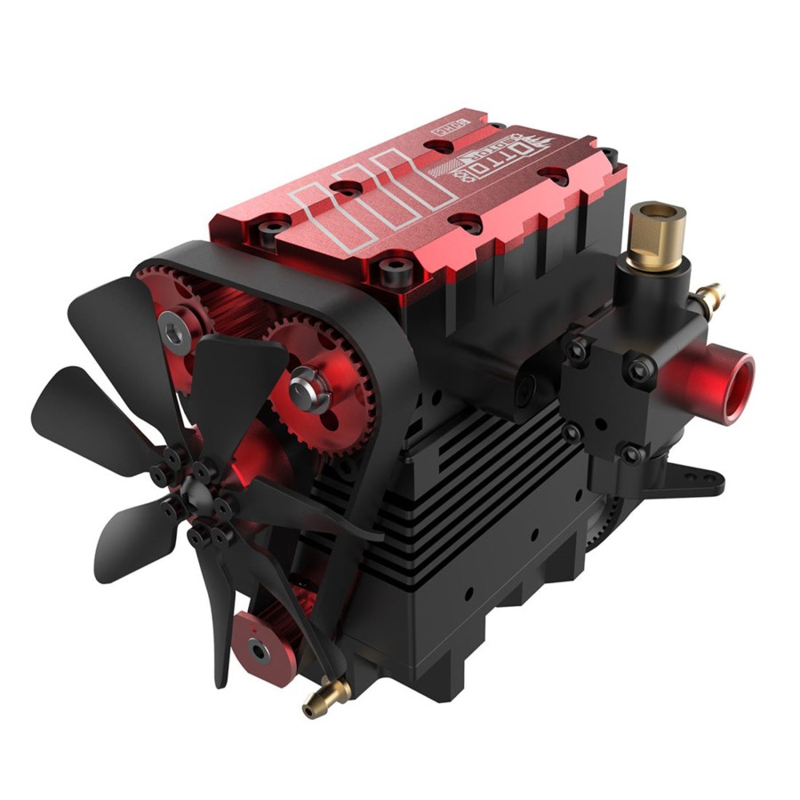 Diy Engine enginediy | Toyan Fs-L200 Engine 2 Cylinder 4 Stroke Nitro Engine Model Kit - Build Your Own Engine That Works