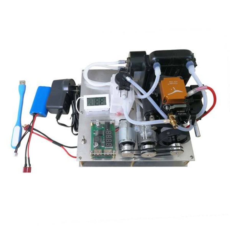 Rc Engine & Model enginediy | Toyan Fs-S100G Water-Cooled Nitro-Methanol Gas Generator Set With Water Pump Radiator