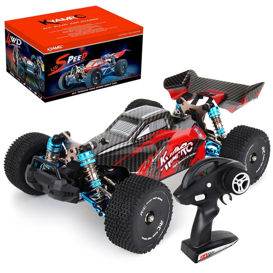 Rc Engine & Model Engine DIY | Rc Car 1/16 4Wd 2.4G 70Km/H High-Speed Brushless Off-Road Vehicle Rc Car All-Terrain Electric Climbing Car Monster Truck Toys - Blue