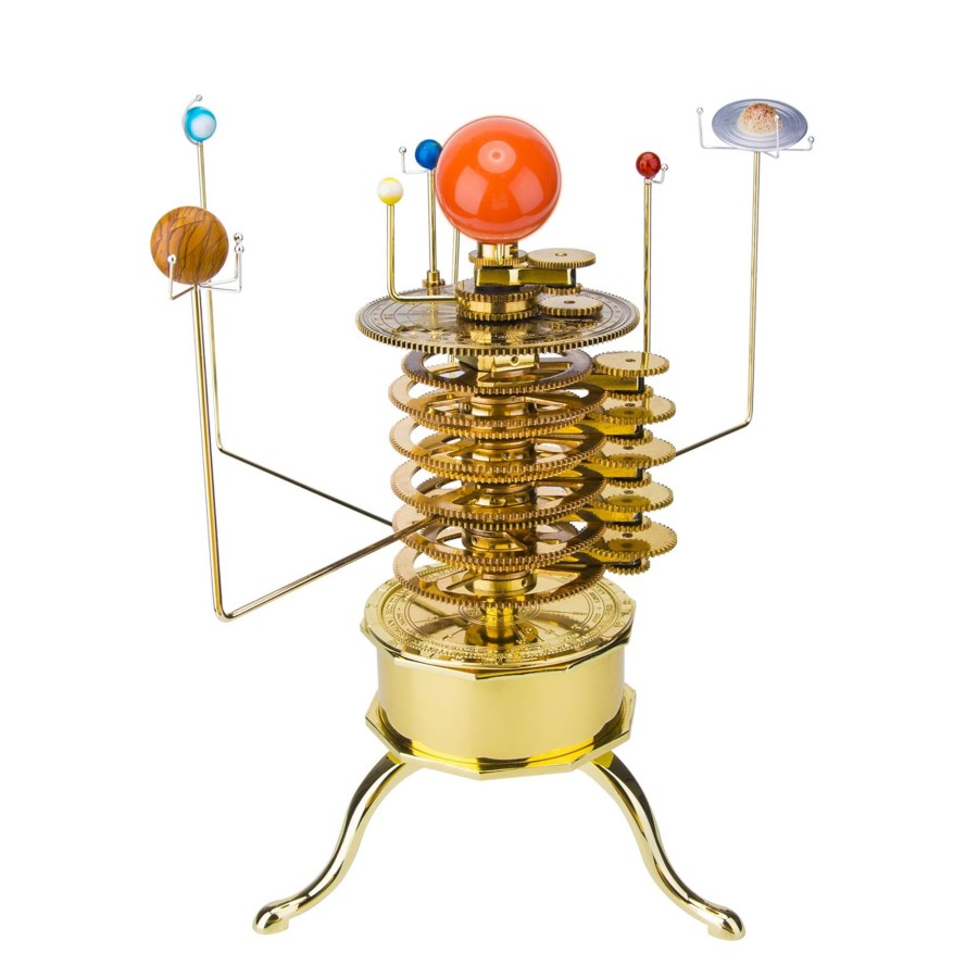 Diy Engine Engine DIY | Orrery Solar System Eight Planet Model Kit - Build Your Own Solar System - 200Pcs Metal Solar System Eight Planet Model Kit