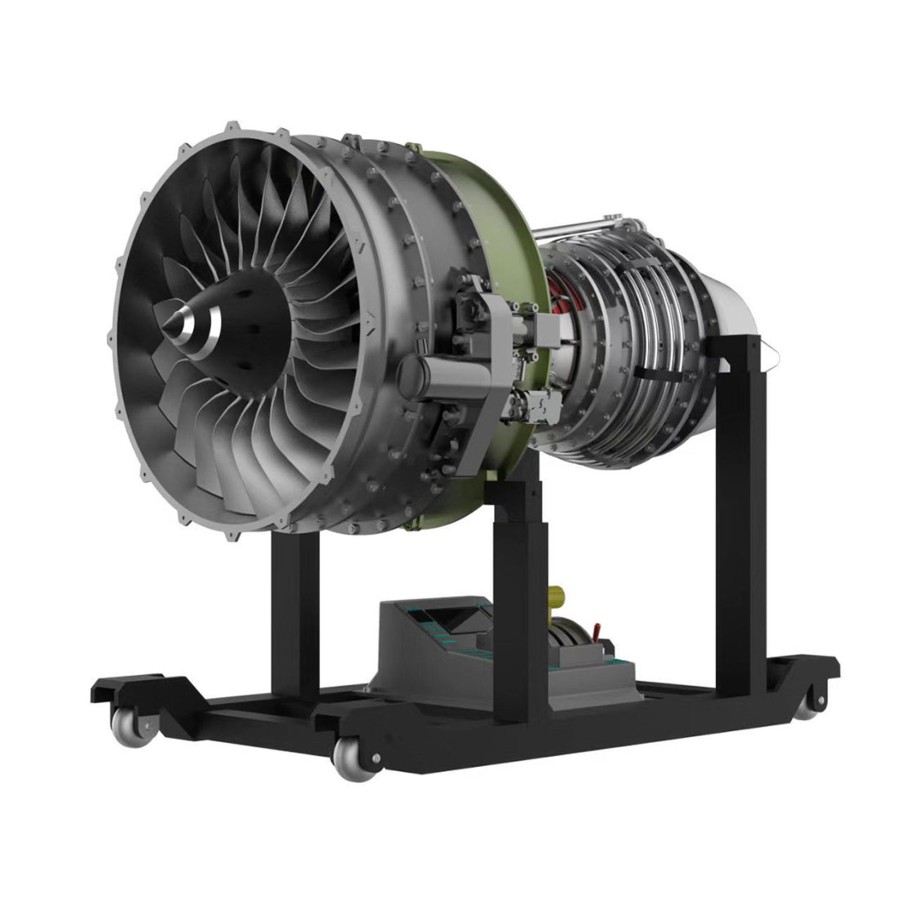 Rc Engine & Model enginediy | Turbofan Engine Model Kit That Works - Build Your Own Turbofan Engine - Teching 1/10 Full Metal Dual-Spool Turbofan Engine Aircraft Jet Engine Model 1000+Pcs