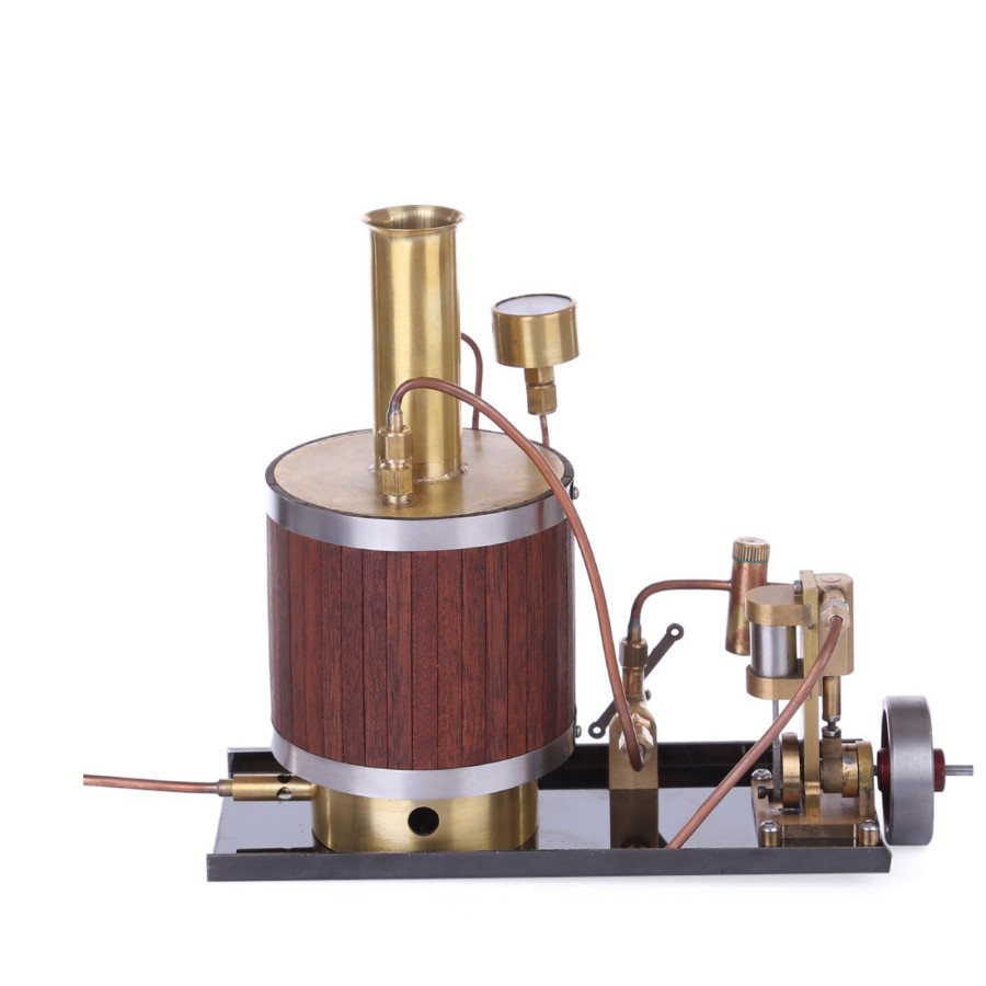 Diy Engine enginediy | Mini Steam Engine Model Kit Set With Steam Engine Boiler And Base - Enginediy