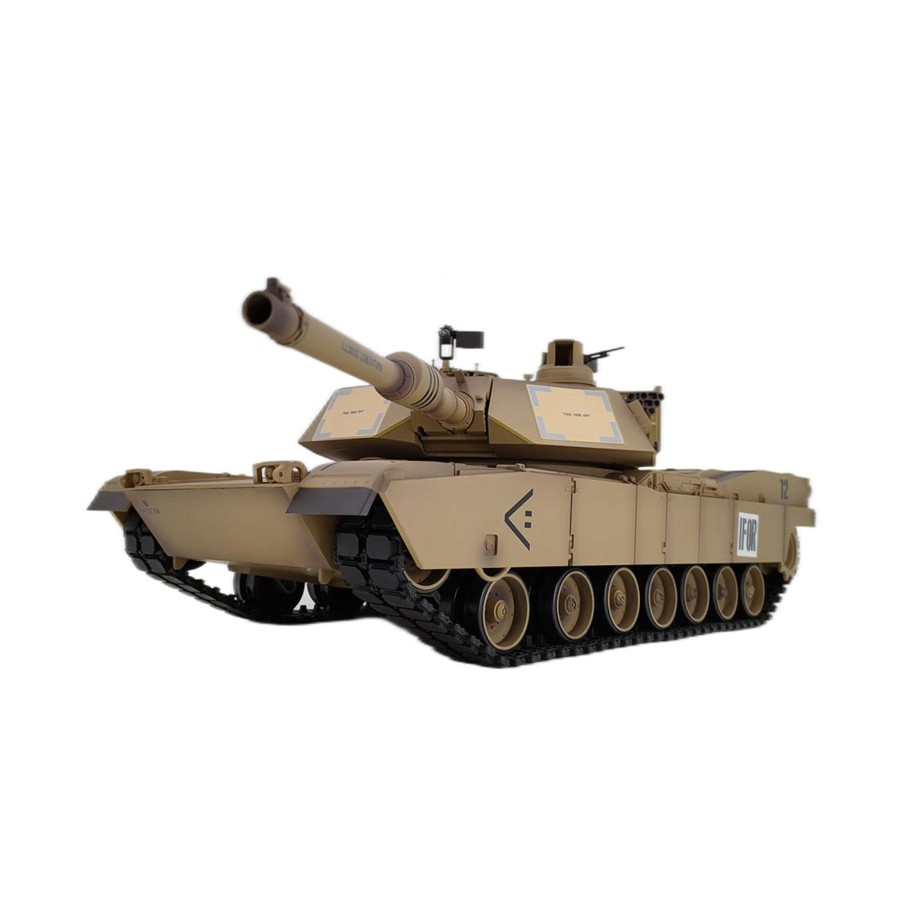 Rc Engine & Model enginediy | 1/16 Rc Tank 2.4G M1A2 Rc Main Battle Tank Military Model (Upgraded Version/Yellow Ochre)