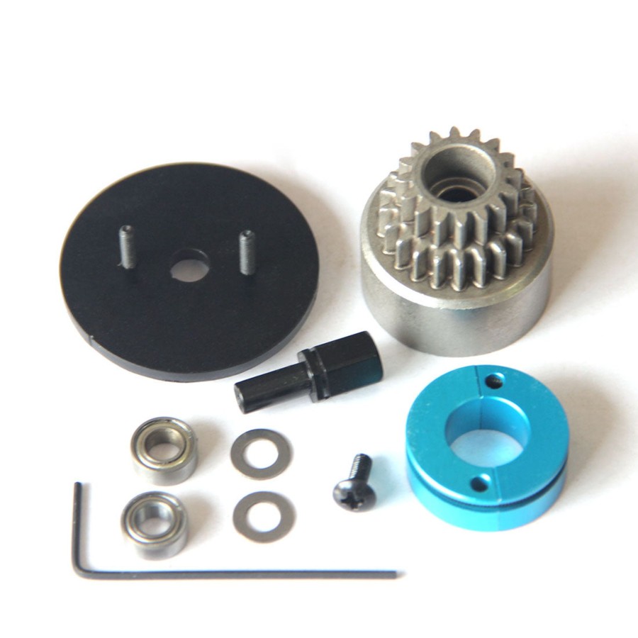 Accessories Engine DIY | Double Gears Clutch Assembly Rc Model Ship Upgrade Part For Toyan Fs-L200 Double-Cylinder 4-Stroke Methanol Engine Model