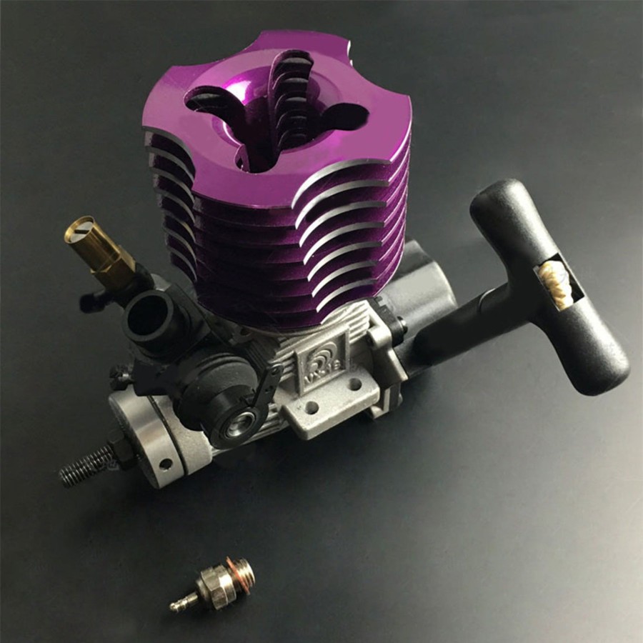 Accessories enginediy | Zhongyang Vx Level 18 2.95Cc Methanol Engine With Spark Plug For Hsp/Tamiya/Kyosho/Hpi 1:10 Methanol Fuel Vehicle