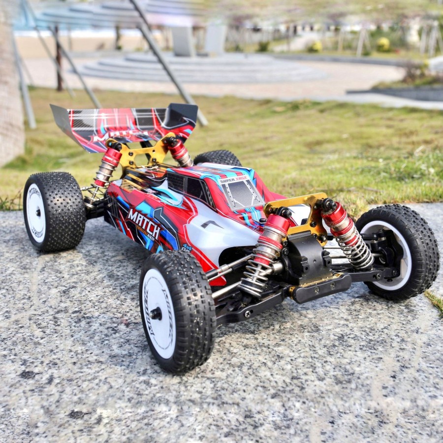 Rc Engine & Model Engine DIY | Wltoys 104001 1/10 45Km/H 2.4G Racing Rc Car High Speed 4Wd Electric Off-Road Drift Car - Red