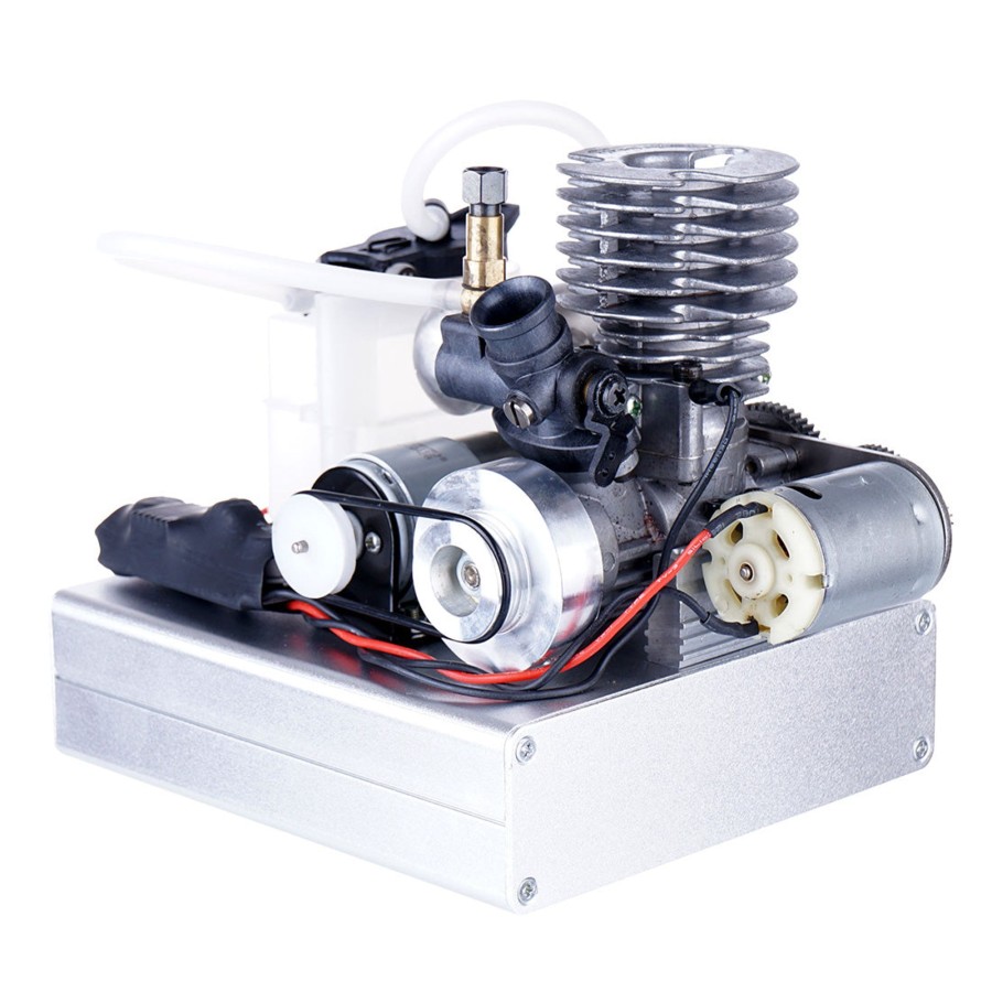 Stem Model Engine DIY | Level 15 Low Voltage Motor One Button Start Methanol Engine Electric Generator - Enginediy