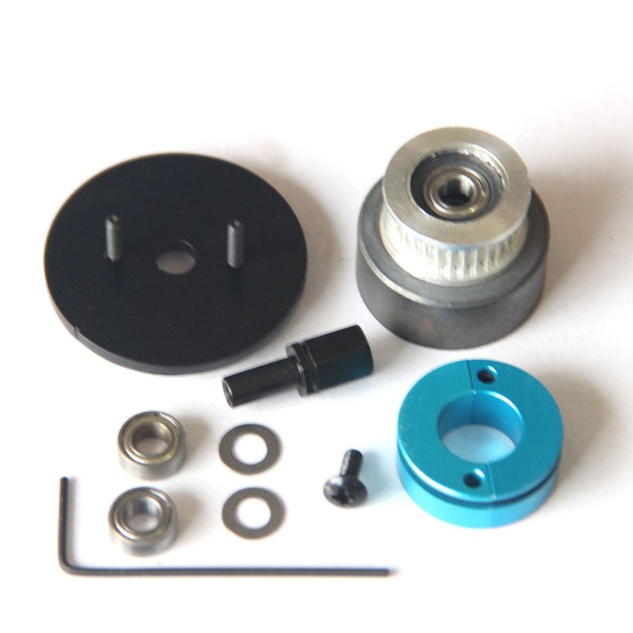 Diy Engine Engine DIY | Single Synchronous Pulley Clutch Assembly Kit For Toyan Fs-L200 Two-Cylinder Four-Stroke Methanol Engine Model