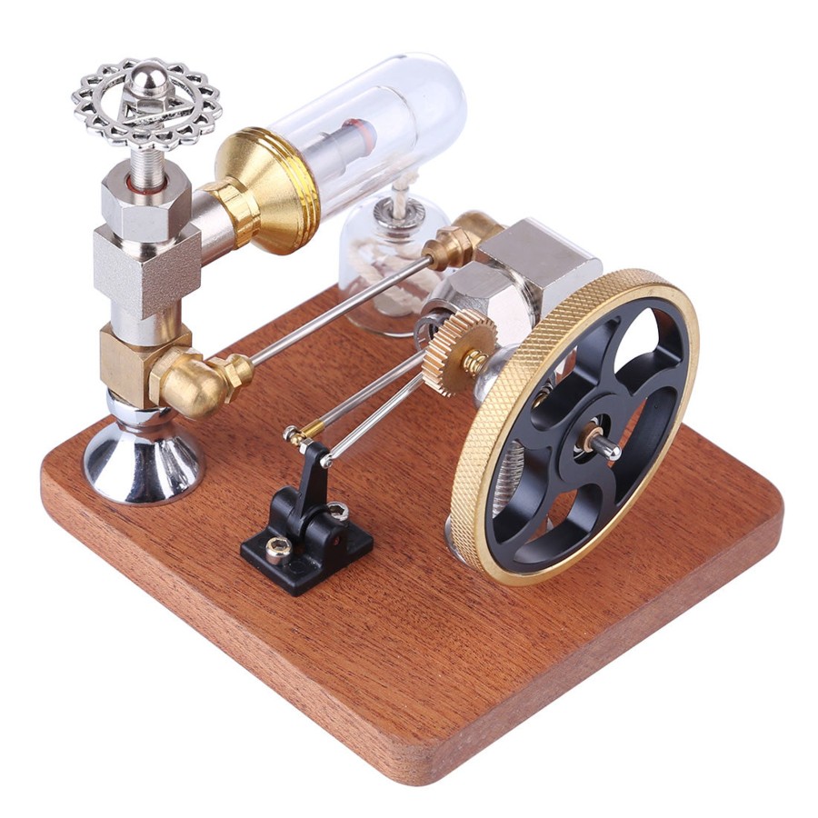 Stem Model enginediy | Enginediy Stirling Engine Model With Vertical Flywheel Speed Adjustable | Science Experiment Engine