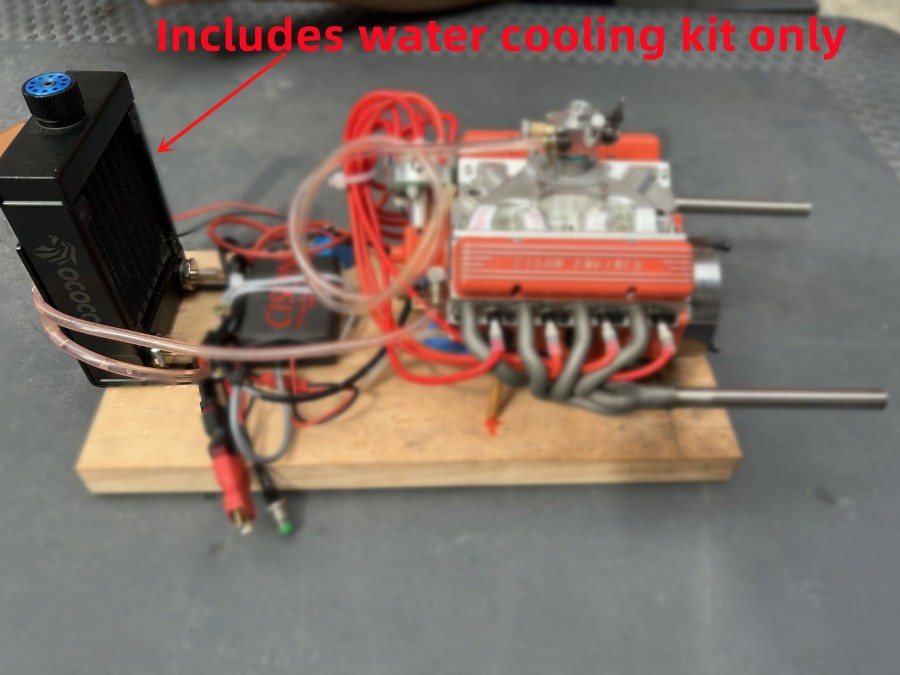 Rc Engine & Model enginediy | Water-Cooling Radiator Tank Water Outlet Assembly + Bracket Kit For Cison Engine Models