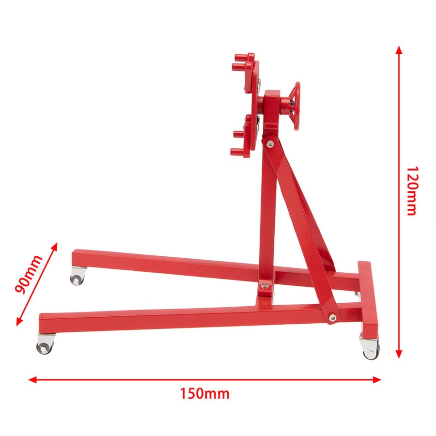 Accessories enginediy | Car Engine Maintenance Flip Stand Metal Engine Rotating Platform For 1/10 1/8 Models (Kit Version)