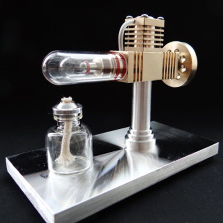 Diy Engine Engine DIY | Stirling Engine Kit Free Piston Stirling Engine Model Science Experiment Kit - Enginediy