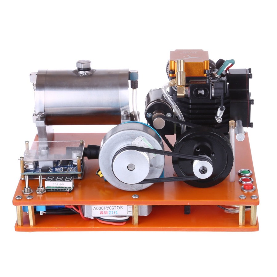 Stem Model enginediy | Toyan Fs-S100 4 Stroke Methanol Engine 12V Diy Electric Generator Science Toy - Enginediy