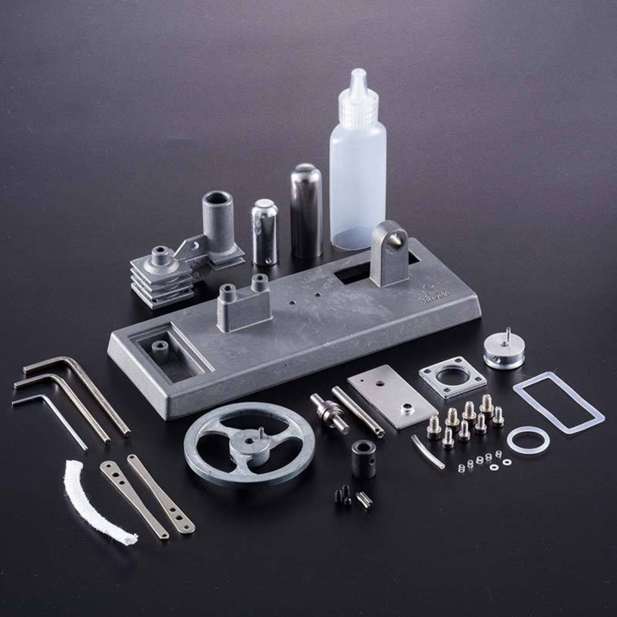 Model Engine enginediy Stirling Engine & Parts | Desktop Stirling Engine Kit All-Metal Stirling Engine Diy Kit Set Toy - Enginediy