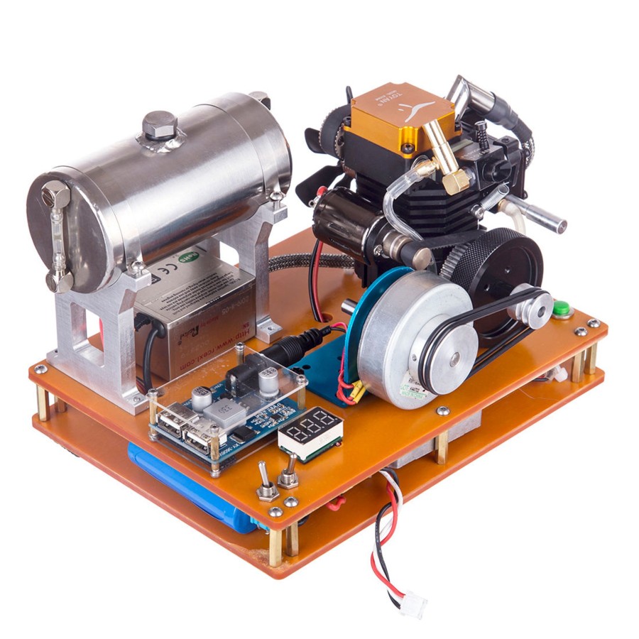 Rc Engine & Model enginediy | Toyan Fs-S100G 4 Stroke Gasoline Engine 12V Diy Electric Generator Science Toy - Enginediy