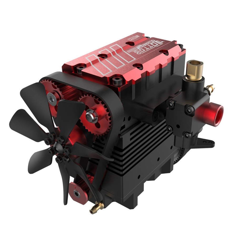 Rc Engine & Model enginediy | Toyan Fs-L200 Engine 2 Cylinder 4 Stroke Nitro Engine Model Kit - Build Your Own Engine That Works