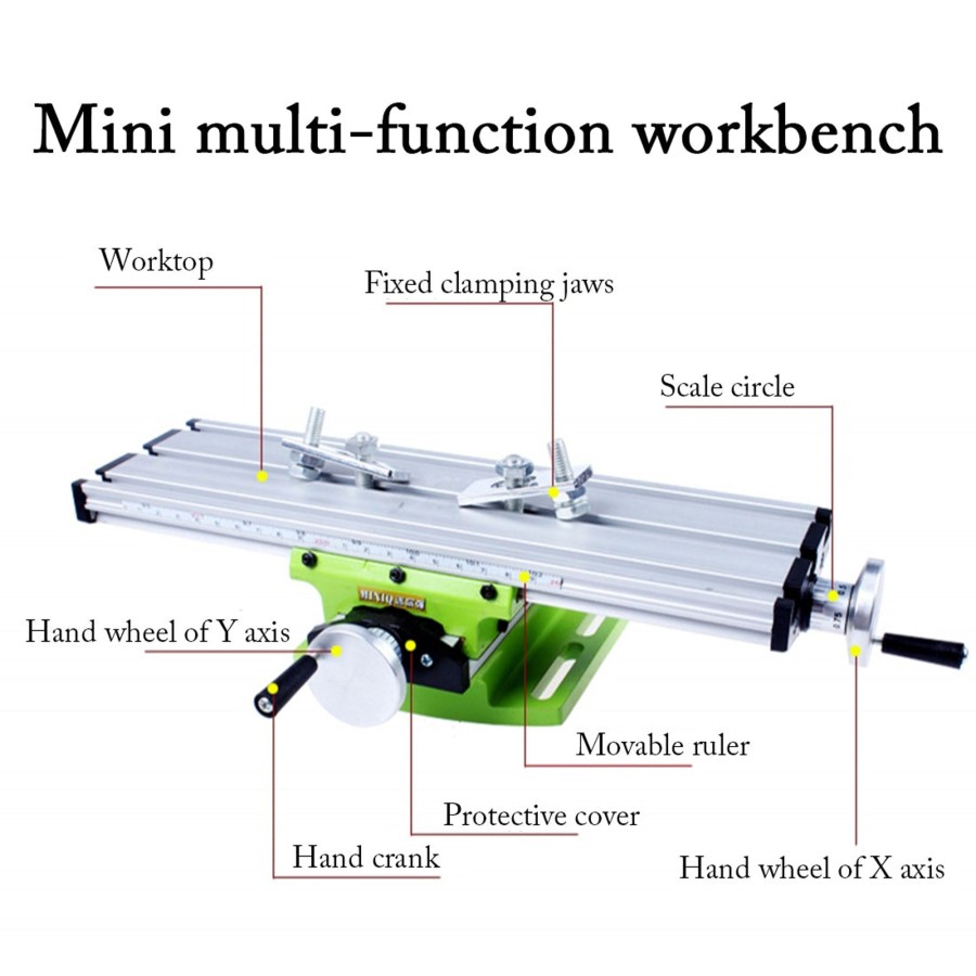 Accessories Engine DIY | Mini High-Precision Multifunctional Working Table Diy Tools Set For Drill Milling Machine