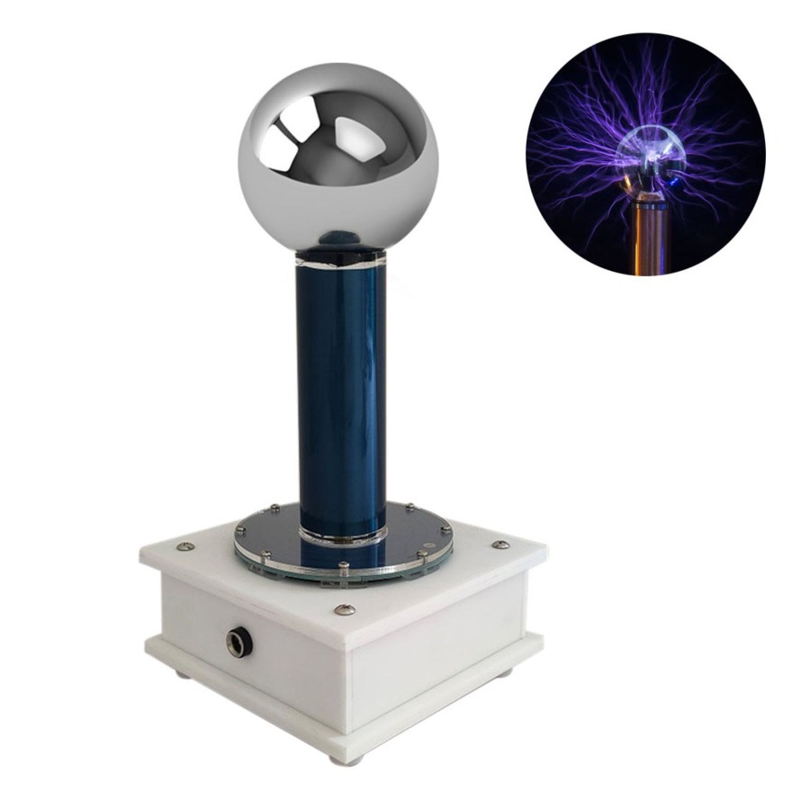 Stem Model enginediy | Sgtc Length 10Cm Tesla Coil Artificial Lightning Magnetic Storm Coil Wireless Lighting Technology Experimental Teaching Aids Arc