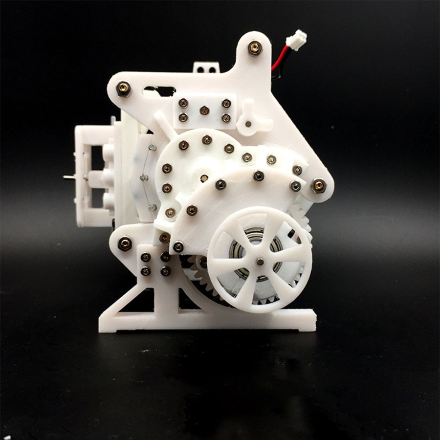 Stem Model Engine DIY | Car Manual Transmission Drive Model 5 Forward Gears Plus R Reverse Gear With Clutch Differential Motor 3D Plastic Assembly Model