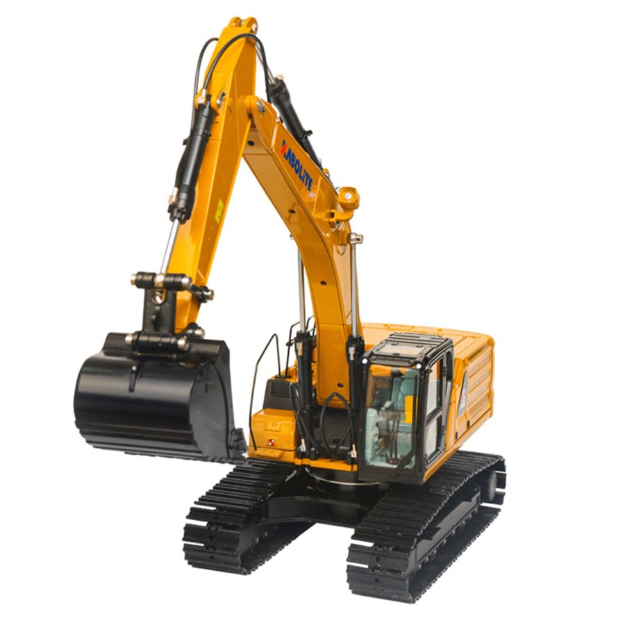 Rc Engine & Model enginediy | 1: 16 2.4 Rc Excavator Simulation Hydraulic Drive Grab All Alloy Engineering Vehicle Model