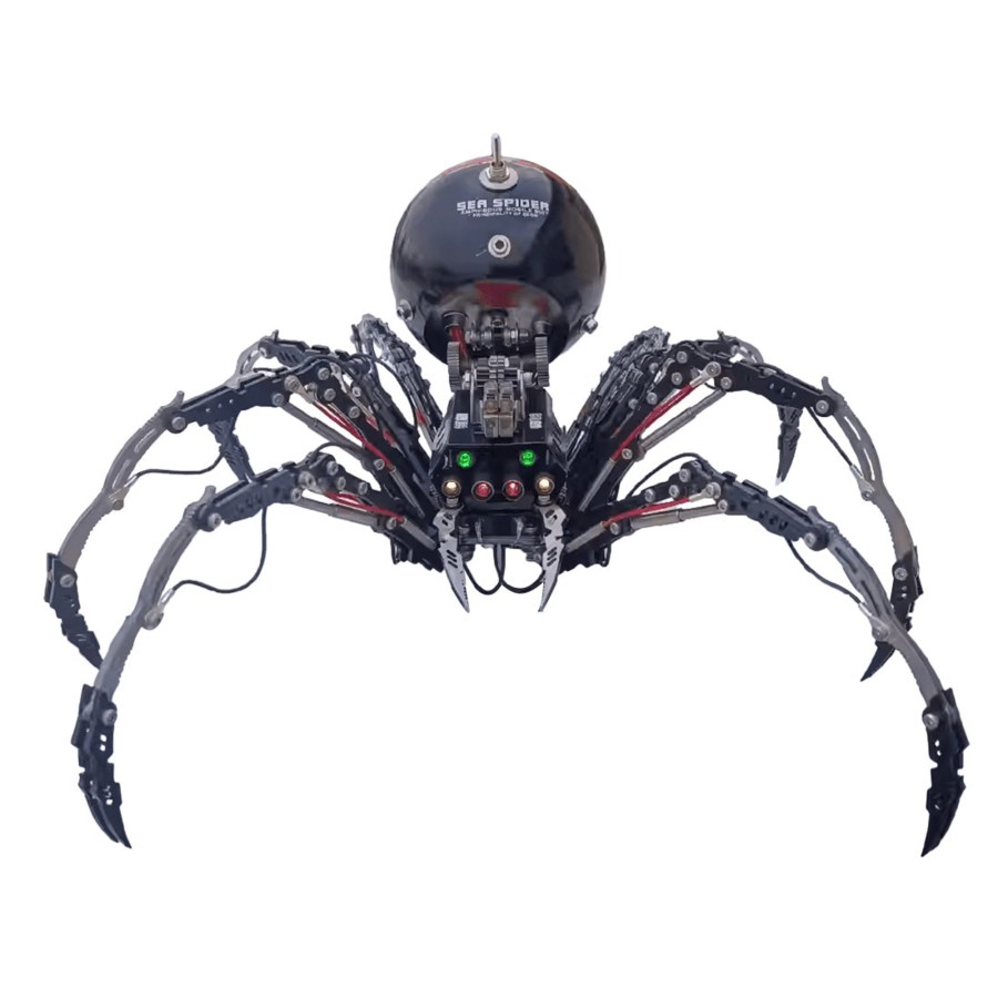 Diy Engine enginediy | 3D Mechanical Spider Assembly Model Diy Punk Movable Model Creative Ornaments