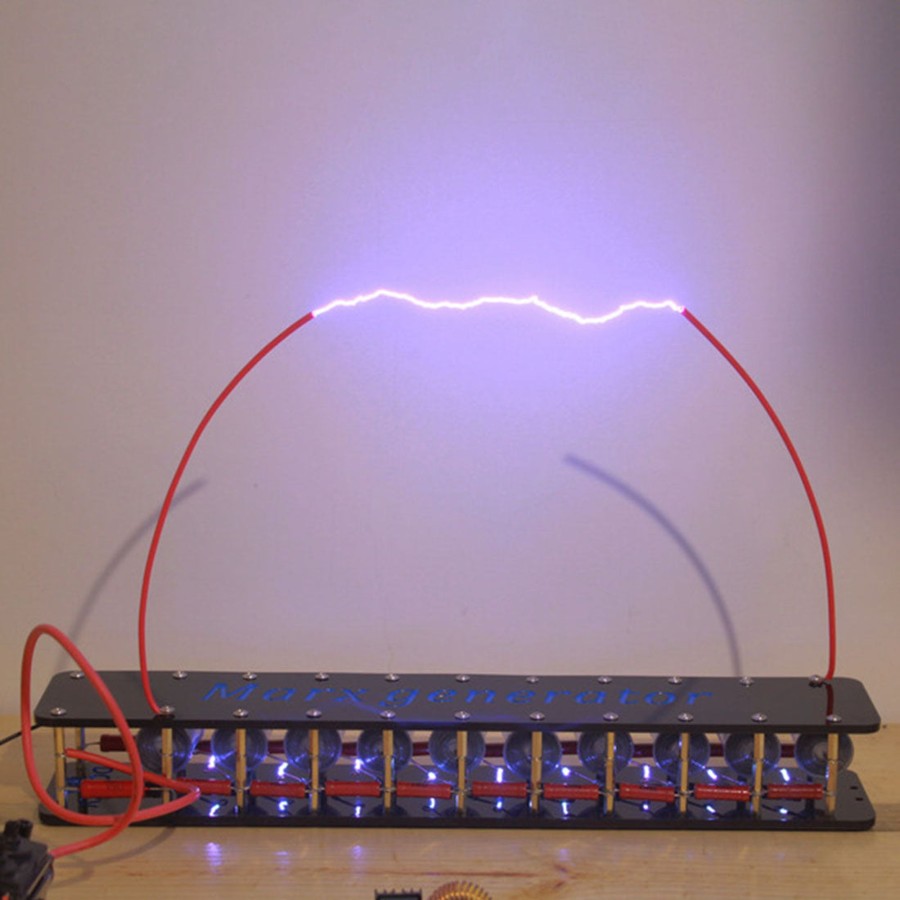 Stem Model enginediy | Marx Generator 20 Stage High Voltage Lightning Experiment Electric Arc Educational Assembled Model