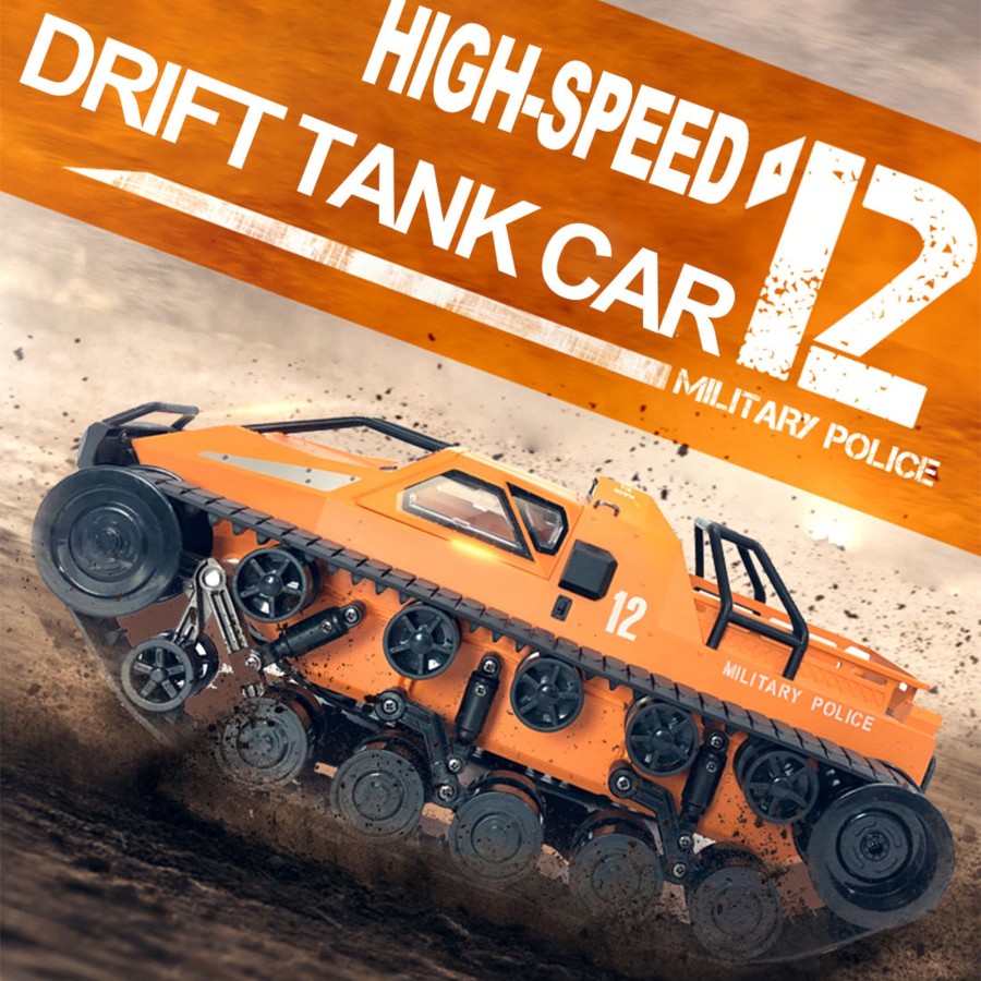 Rc Engine & Model Engine DIY | 1/12 2.4G Rc Crawler Tank Electric 4-Wheel Drive All-Terrain Off-Road High-Speed Drift Simulation Tank