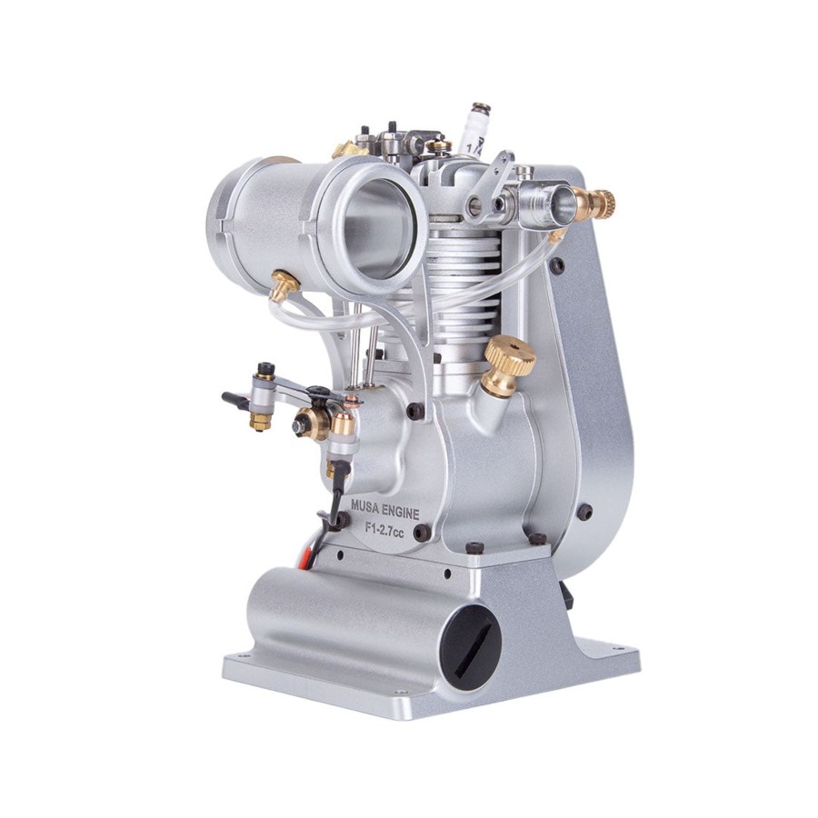 Model Engine enginediy | Musa F1-2.7Cc Mini Ohv Vertical Single-Cylinder Four-Stroke Air Cooled Gasoline Engine Internal Combustion Engine Model Crafts