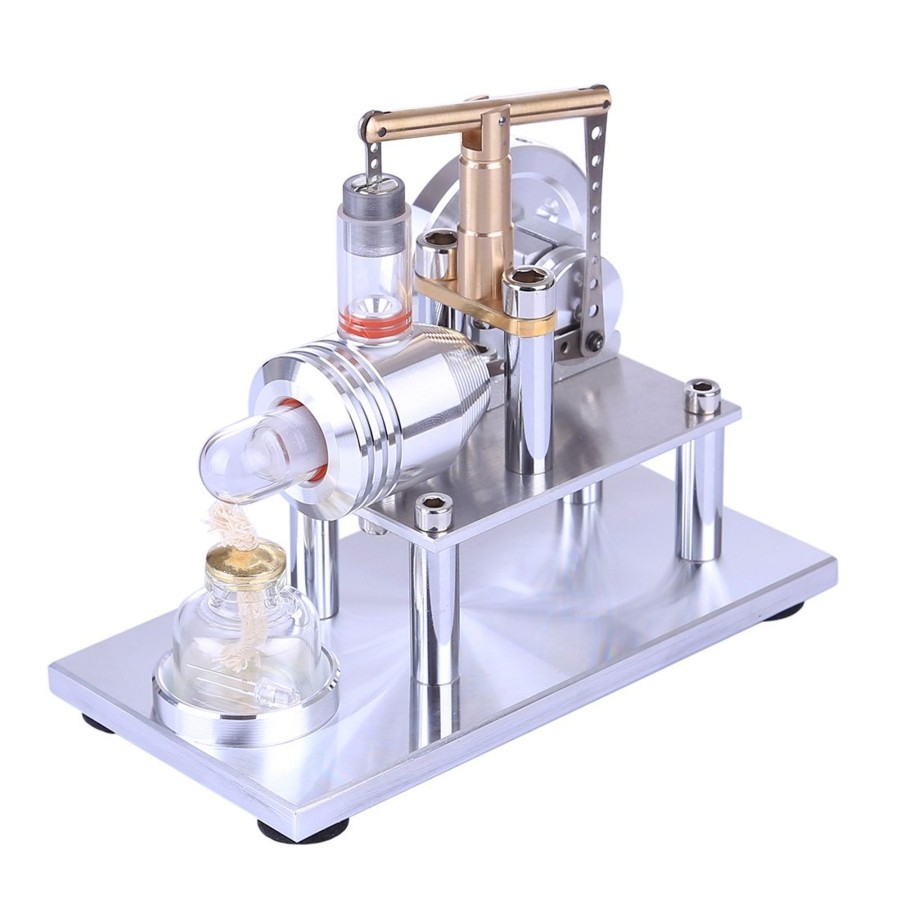 Model Engine enginediy Stirling Engine & Parts | Stirling Engine Model Stainless Steel Balance Stirling Engine Science Experiment Toy - Enginediy