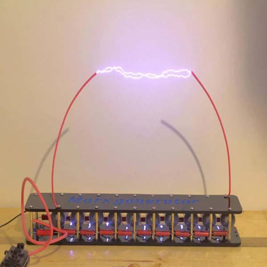 Stem Model enginediy | Marx Generator Kit 10 Stage High Voltage Diy Lightning Experiment Educational Model - Enginediy