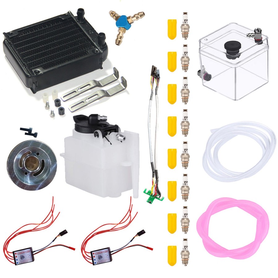 Accessories enginediy | Start Ignition And Water Cooling Kit For Howin & Toyan V8 Engine Fs-V800 Engine - Toyan Original