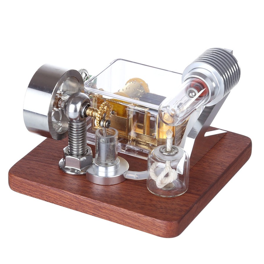 Stem Model enginediy | Stirling Engine Model With Rotating Mechanical Music Box Science Experiment Engine Toy