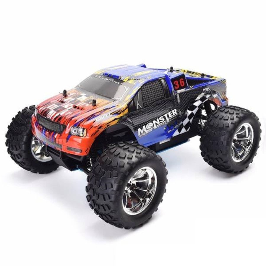 Rc Engine & Model enginediy | Hsp 94188 1/10 Rc Car 4Wd Nitro Gas Powered Monster Truck Vehicle