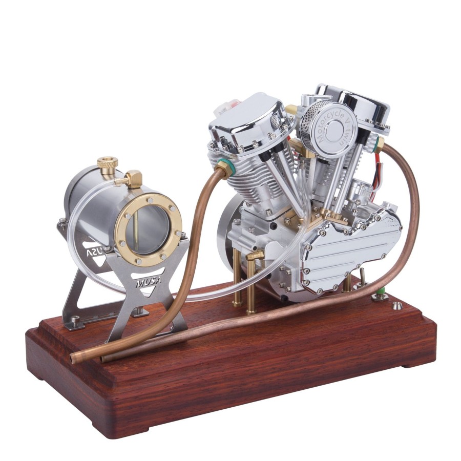 Rc Engine & Model enginediy | Cison Fg-Vt9 9Cc V2 Engine And Original Parts V-Twin 4-Stroke Air-Cooled Motorcycle Engine