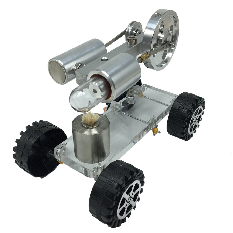 Model Engine Engine DIY Stirling Engine Vehicle | Stirling Engine Car Model Stirling Engine Motor Model Physical Experiment Science Education Toy Gift - Enginediy